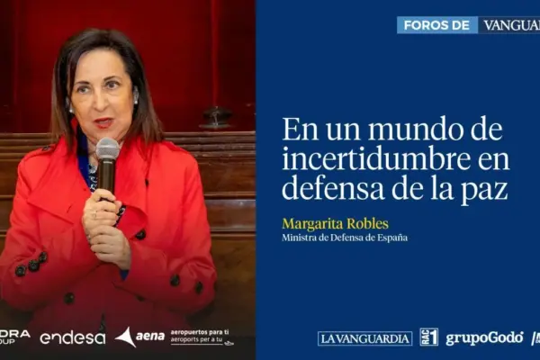 Margarita Robles, protagonist of a new Foros de Vanguardia
