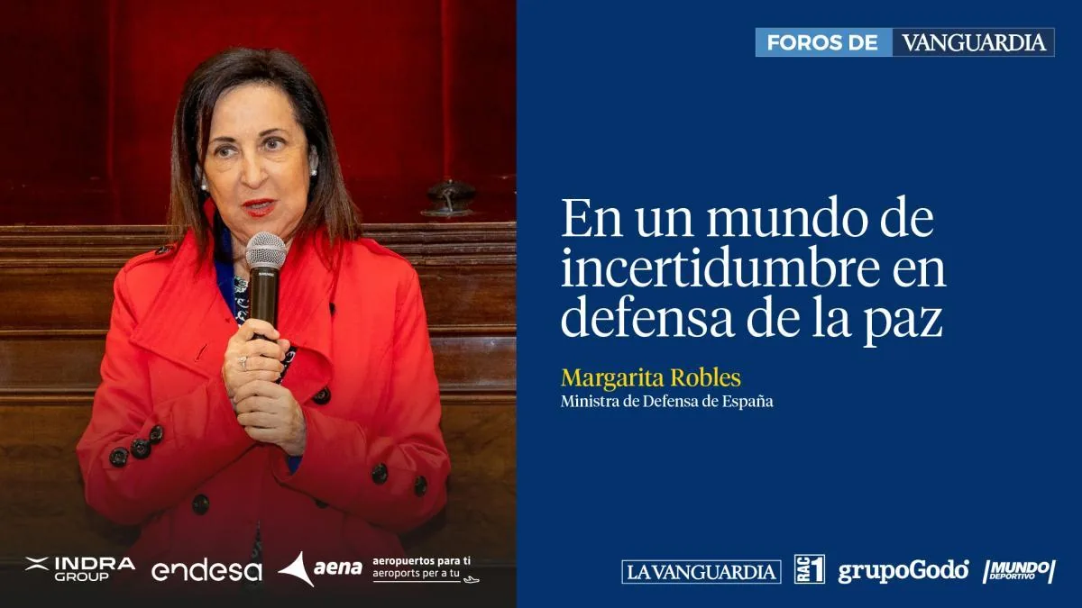 Margarita Robles, protagonist of a new Foros de Vanguardia