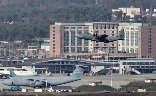 Archive image of the U.S. base in Ramstein, Germany.