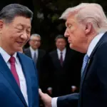 Trump concludes a visit to China rich in symbolism and poor in specifics
