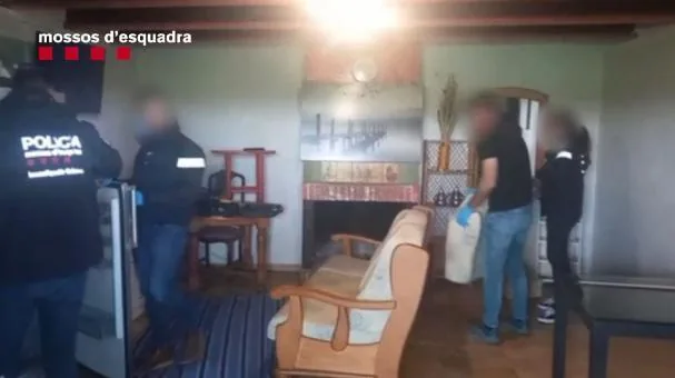 Detail of the interior of the place where the victim was held
