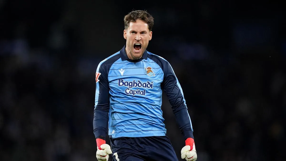 Álex Remiro, the desired goalkeeper for Barça
