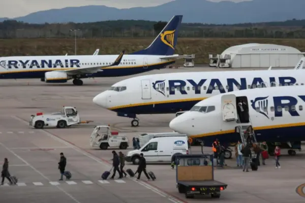 Fine of 10,000 euros for starting a brawl on a Ryanair flight between London and Ibiza