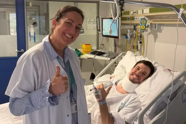Àlex Márquez, operated on his clavicle, will be discharged from the hospital this afternoon after his serious accident