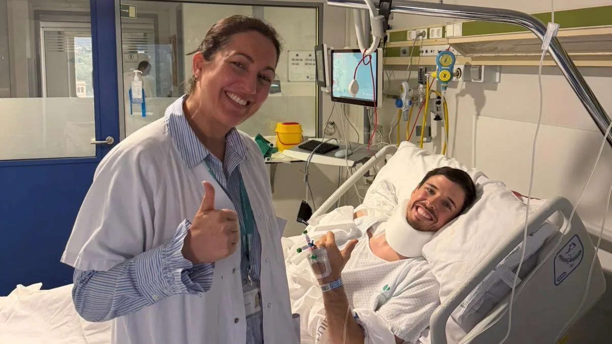 Àlex Márquez, operated on his clavicle, will be discharged from the hospital this afternoon after his serious accident