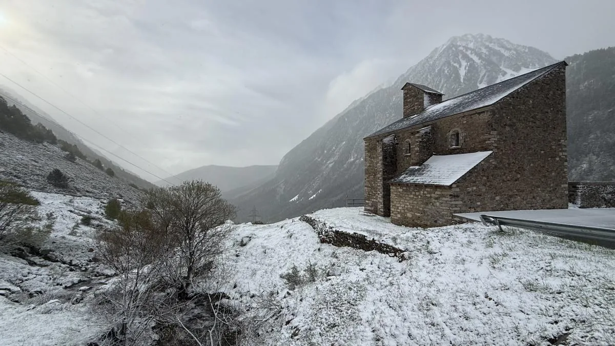 Like May snow: an unexpected winter surprises the Vall d'Aran