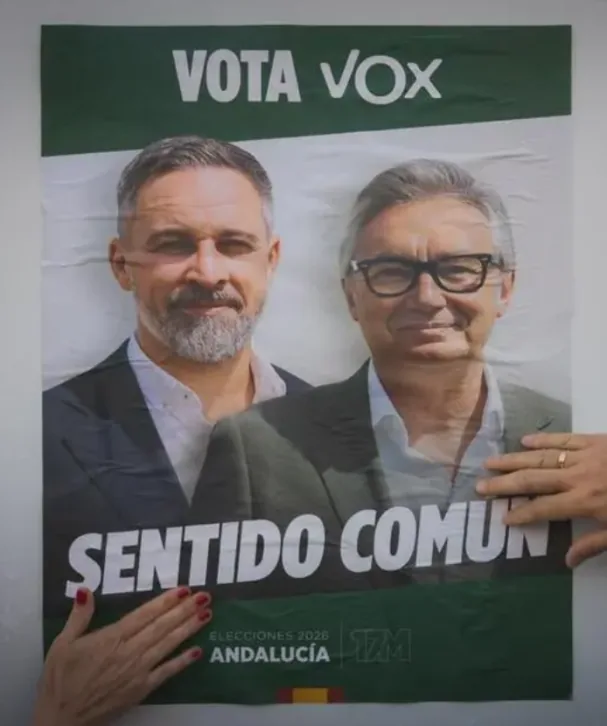 VOX electoral poster in the 17-M campaign.