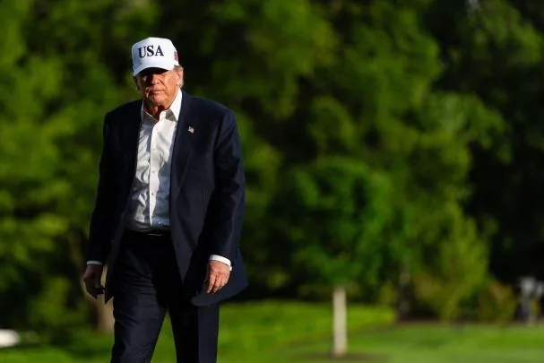 The President of the United States, Donald Trump, last Friday in Washington