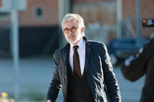 El defensor de Jordi Pujol Ferrusola, Cristóbal Martell, este jueves llegando a la Audiencia Nacional en San Fernando de Henares