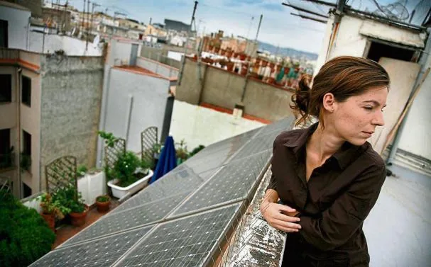 Solar panels at the Terra Foundation, in an archive photo