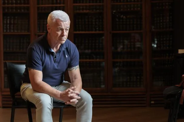 Javier has lived with the disease since he was 40, when he had the first episode 