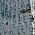 A Ukrainian drone crashes into a skyscraper in Moscow