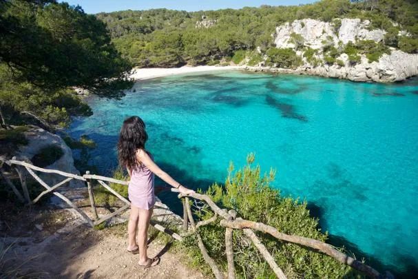 Cala Macarella, in Menorca