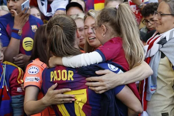 La delantera del Barcelona Ewa Pajor