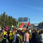 N-240 closed in Tarragona due to teachers' strike