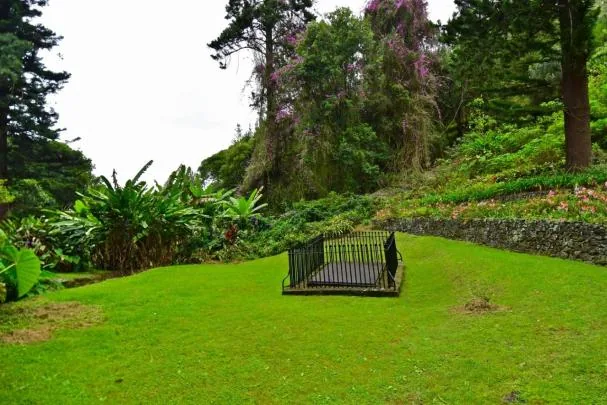 Napoleon's tomb on Saint Helena Island, one of its main tourist attractions.