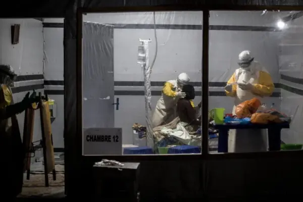 The head of the WHO, "deeply concerned" about the "magnitude and speed" of the Ebola outbreak in Congo