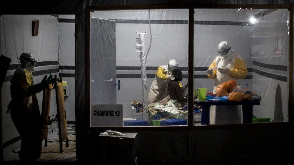 The head of the WHO, "deeply concerned" about the "magnitude and speed" of the Ebola outbreak in Congo