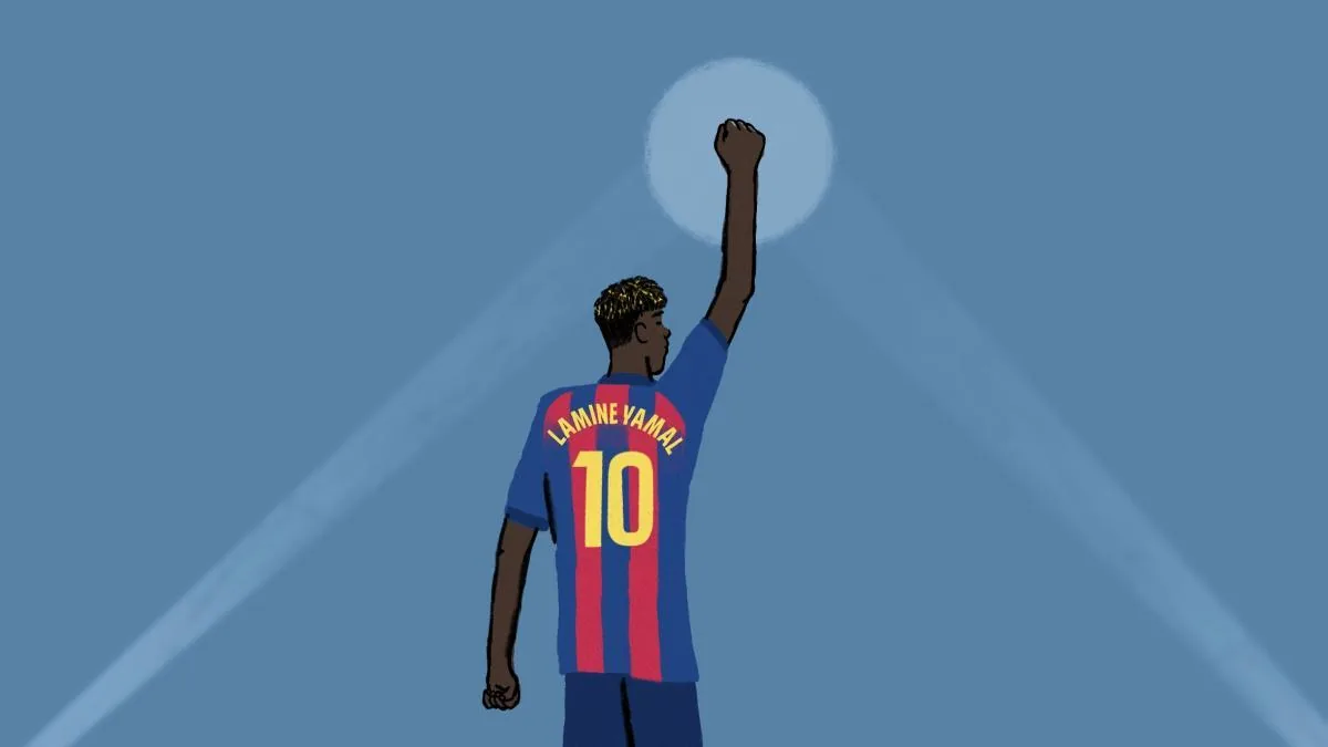 The flag of Lamine