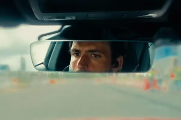 Carlos Sainz, first driver to complete a lap of the Madring, venue of the Spanish GP