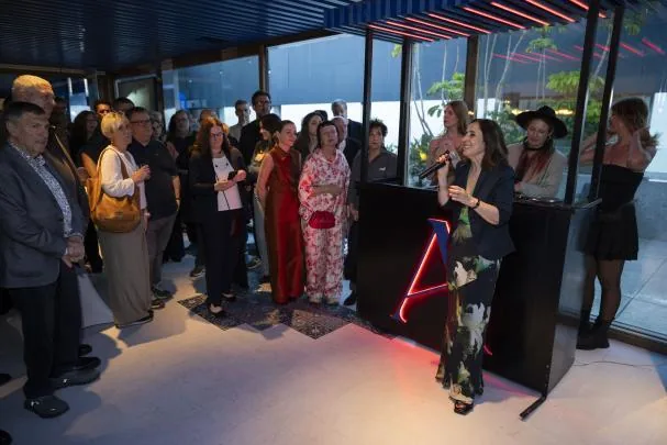La directora de 'Comer', Cristina Jolonch, durante la celebración