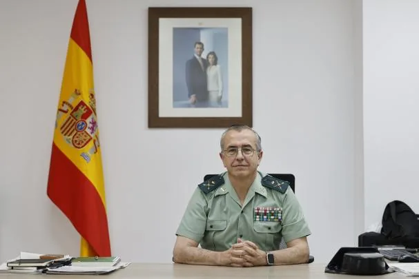 The highest-ranking officer of the Civil Guard in the Valencian Community, General José Antonio Fernández de Luz 