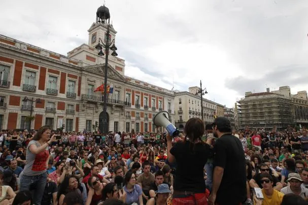 Asamblea del 15-M en la Puerta del Sol