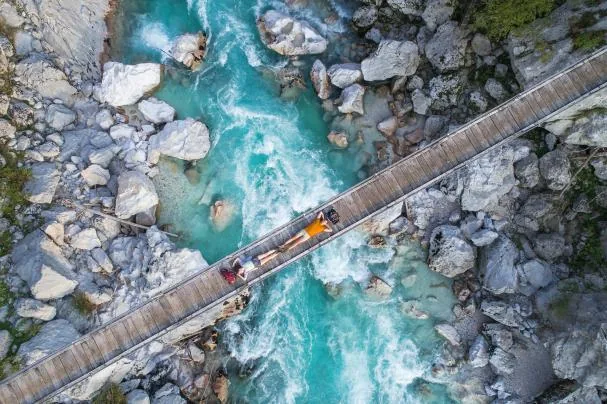 One of the sections of the Alpe Adria Trail passing through Slovenia