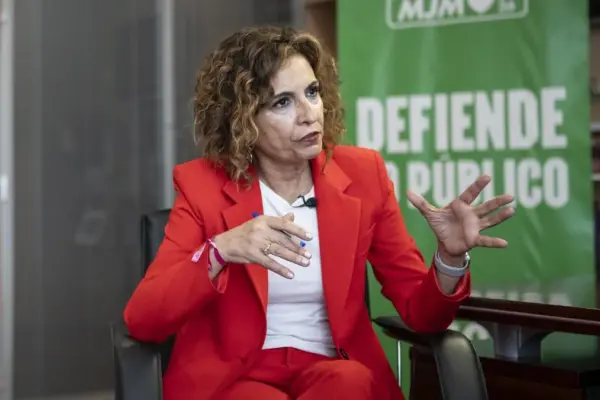 María Jesús Montero: “The middle classes of Andalusia are at risk with Moreno Bonilla's PP”