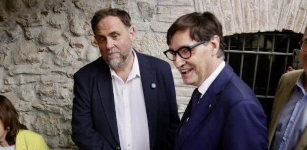Illa y Junqueras exhiben la línea orbital como paso previo a la aprobación de los presupuestos. 