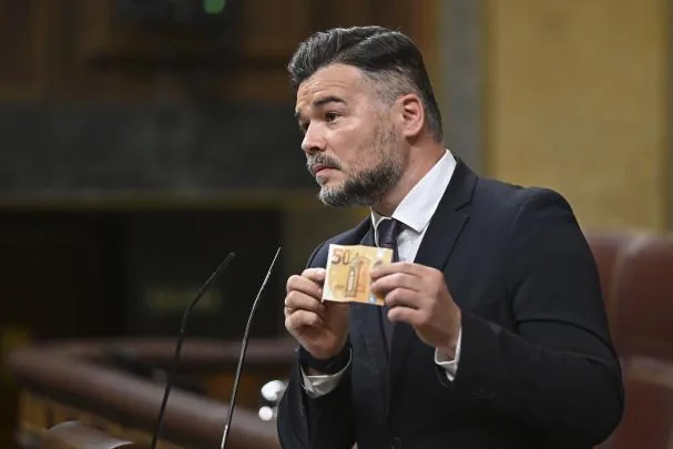 Rufián with the controversial bill