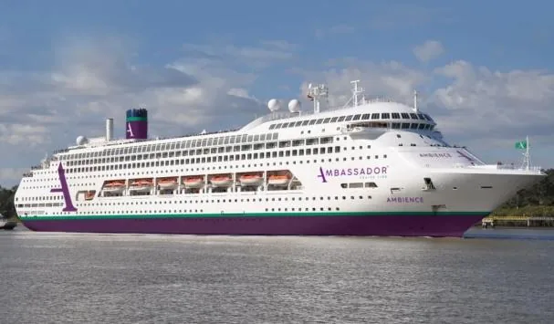 Imagen de archivo de uno de los cruceros de Ambassador Cruise Line.
