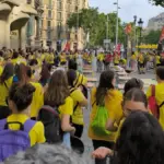 The teachers' strike reaches Barcelona and blocks access to Casa Batlló