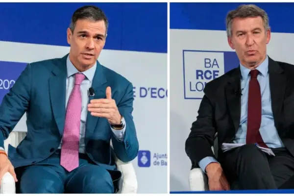 Sánchez and Feijóo take the exam