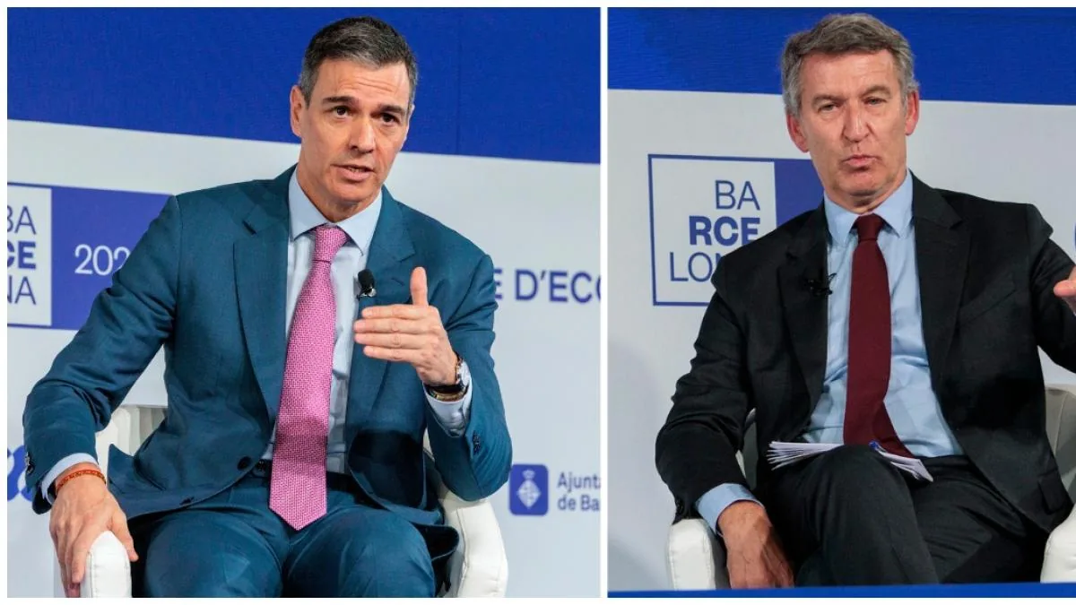 Sánchez and Feijóo take the exam
