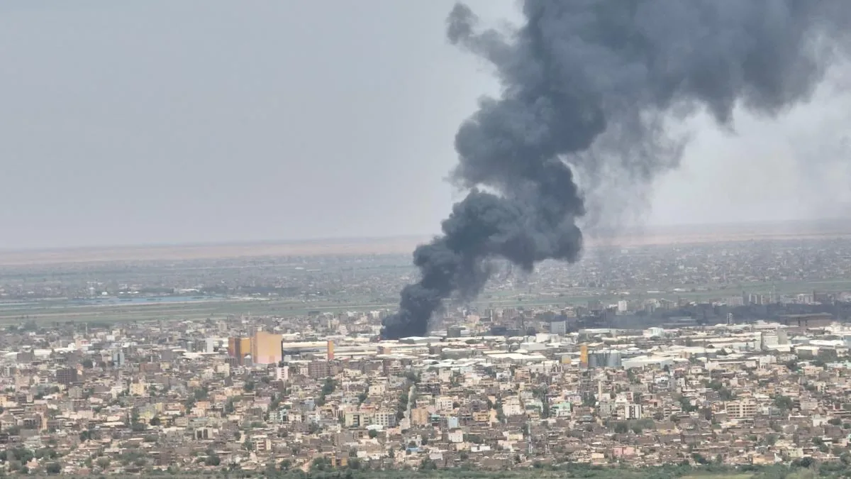 Drone attack leaves at least eleven dead in a market in central Sudan