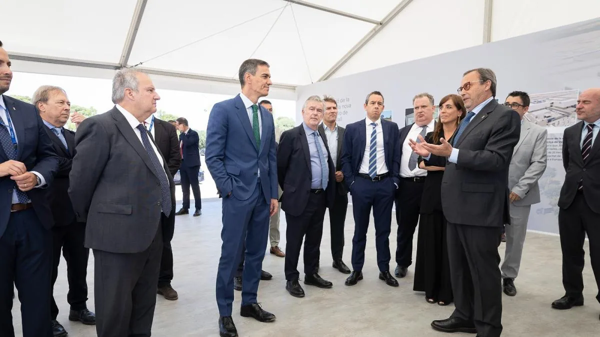 Sánchez lays the first stone of the new Grifols plant in Lliçà de Vall: “It is a qualitative leap”
