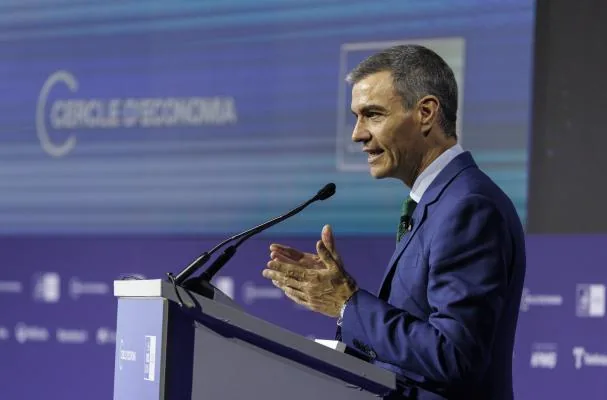 El presidente del Gobierno, Pedro Sánchez, cerró las jornadas del Cercle d’Economia