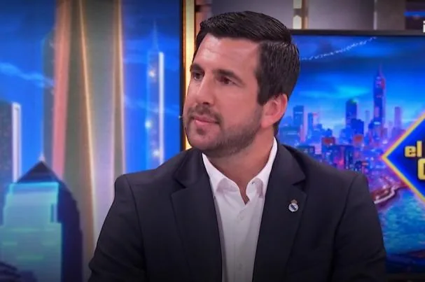 Enrique Riquelme, candidato a la presidencia del Real Madrid, este miércoles en El Hormiguero