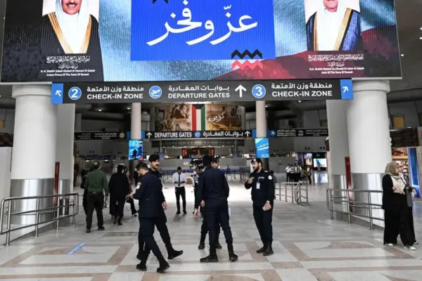 Iran responds to U.S. attacks by firing drones and missiles at Kuwait airport