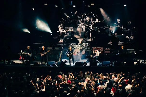 The Cure, on stage at the Troxy theatre in London at the end of 2024 