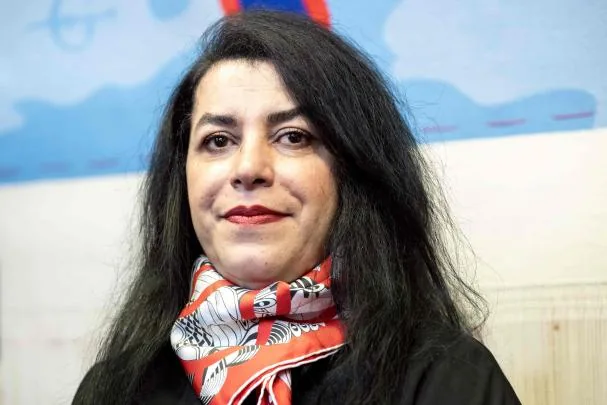 The illustrator Marjane Satrapi, in an archive image