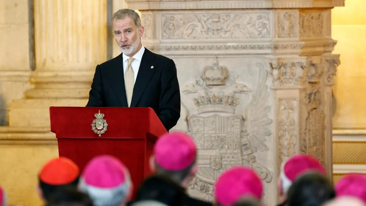 The King remembers the social work of the Church without forgetting “the pain caused by the abuses”