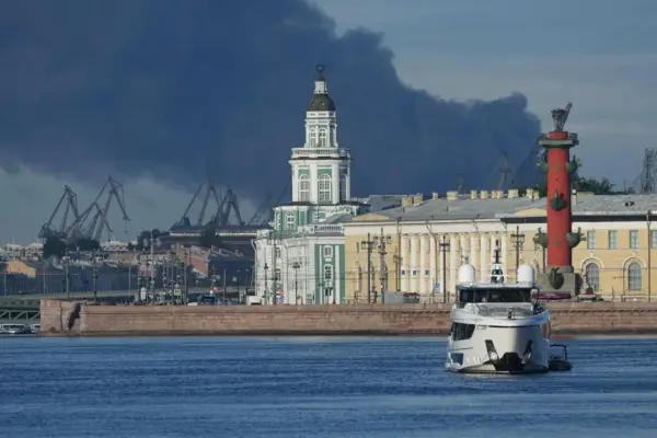 Ukrainian drones strike an oil terminal in Saint Petersburg ahead of the start of the "Russian Davos"
