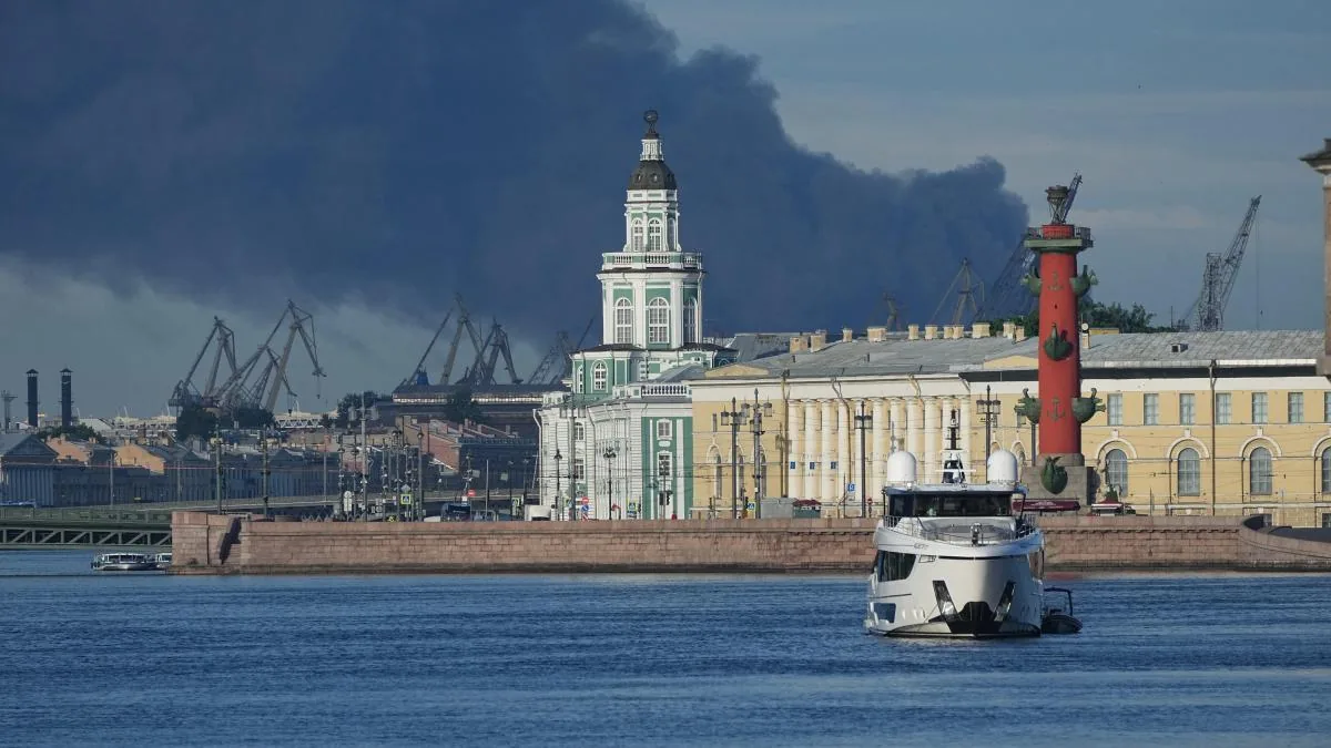 Ukrainian drones strike an oil terminal in Saint Petersburg ahead of the start of the "Russian Davos"
