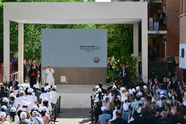 The Pope at Cedia 24 horas