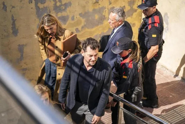 Jonathan Andic leaving the Martorell courts on May 19