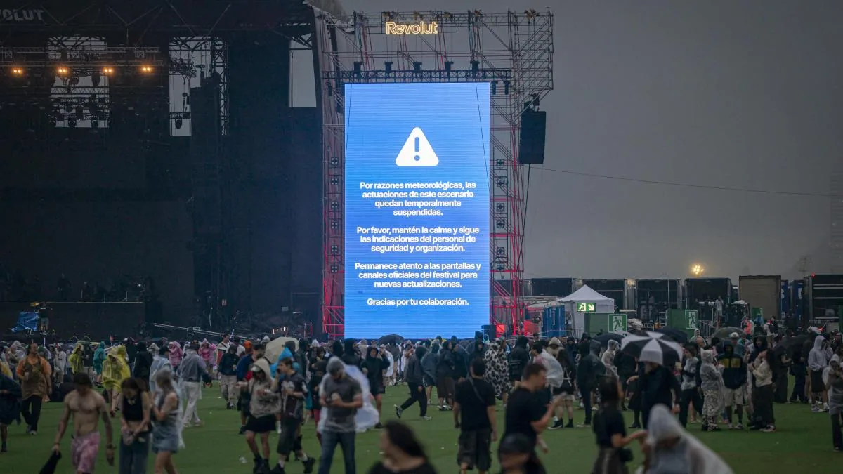 Primavera Sound provisionally suspends its concerts due to rain
