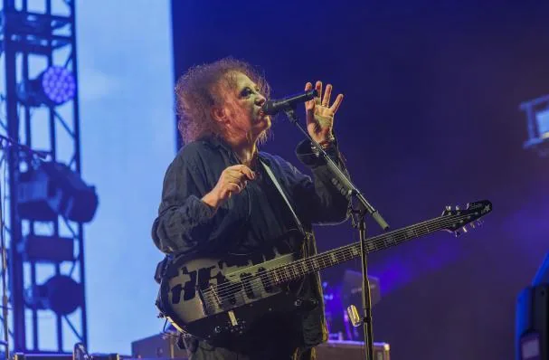Robert Smith, vocalista de The Cure en el Festival Primavera Sound.
