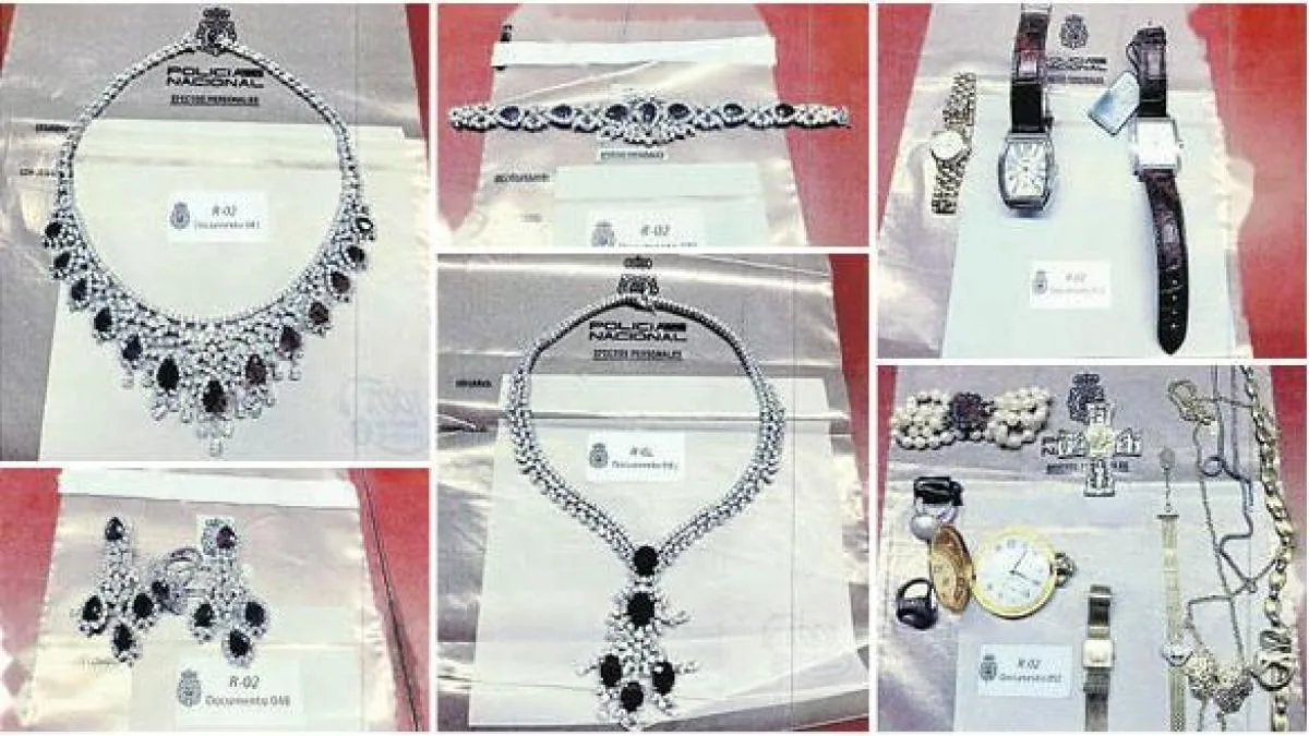 The judge orders the appraisal of the jewels found in the search to Zapatero's office